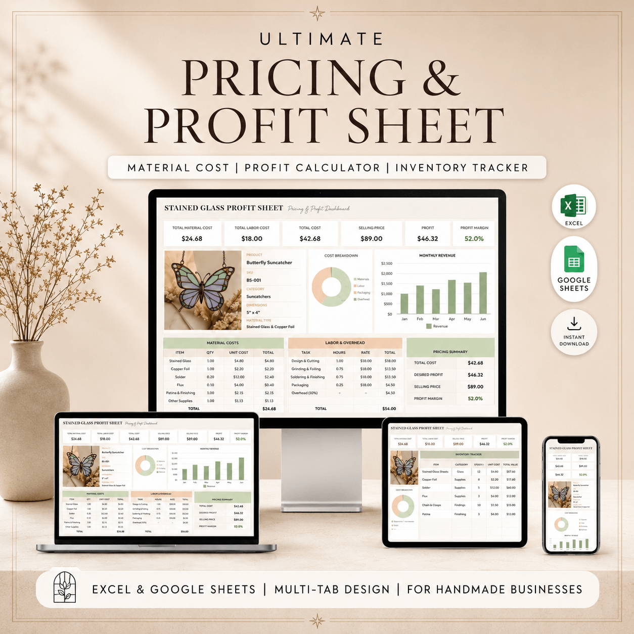 Pricing & Profit Calculator (Excel)